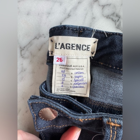 L’agence Blue Jeans size 26- BNWOT - Picture 2 of 4